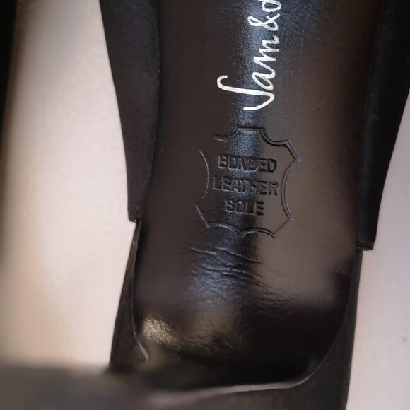 New in Box Sam & Libby Ladies Open Toe Black Sling Back Size 9M Sandals - Picture 7 of 11